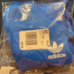 New Royal blue Adidas face coverings pack of 3